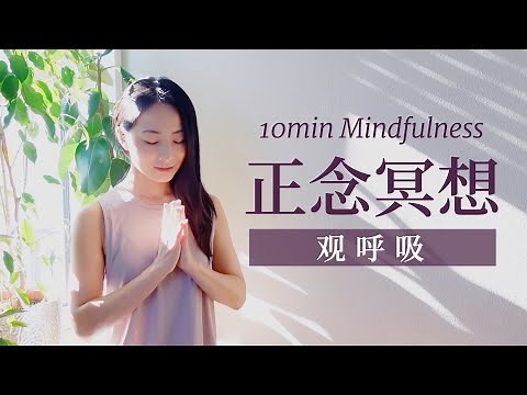 【10分钟正念呼吸冥想】改善大脑 疏解压力 提升专注度 | Yue Yoga