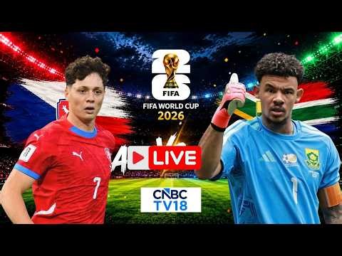 🔴FIFA World Cup 2026: Czechia vs South Africa LIVE | Must-Win Match Group Stage Clash | N18G