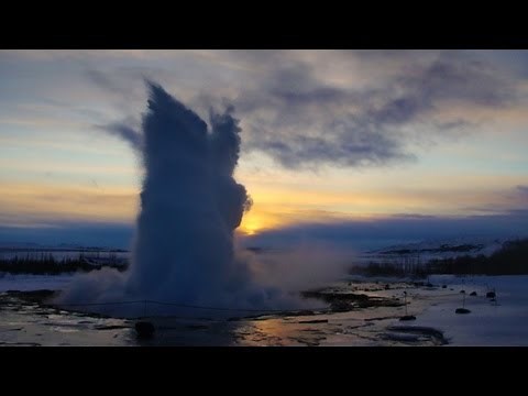 Iceland - Geysir in the winter