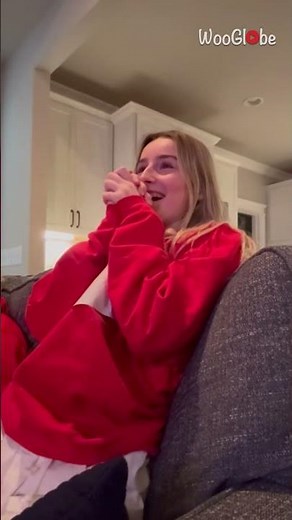 Winning Cheer: Chiefs Fan's Joyful Reaction to Super Bowl Victory || WooGlobe