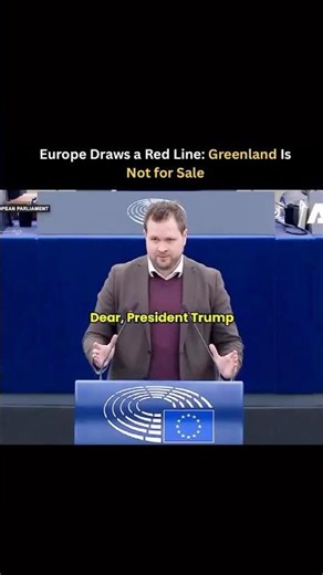 Europe Draws a Red Line on Greenland #financeshorts #geopolitics