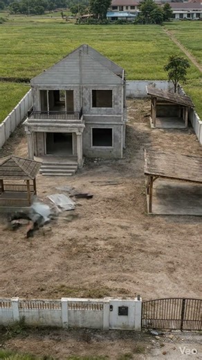Day # 10 of Cleaning the garbage 🗑️ site into a peaceful house for happy family. #beforeandafter