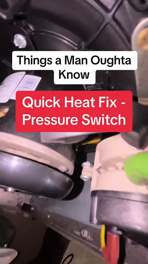 Pressure Switch Fault - Things a Man Oughta Know #hvac #hvacr #hvactech #heatingandcooling #furnace #heating #hvacarmy #furnacerepair #airconditioner #airconditioning #diy #diyproject #howto #howtovideo #thingsamanoughtaknow #howtotok #bluecollar #heatingandair #contractorsoftiktok