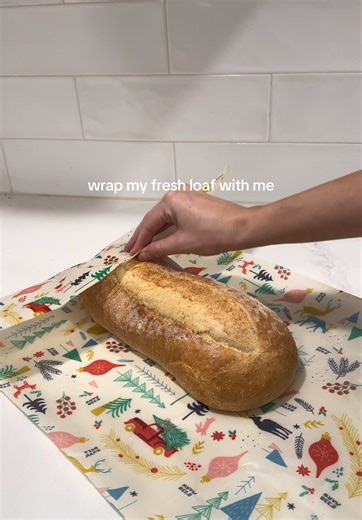 Bread Wrapping Tutorial using Beeswax Wraps