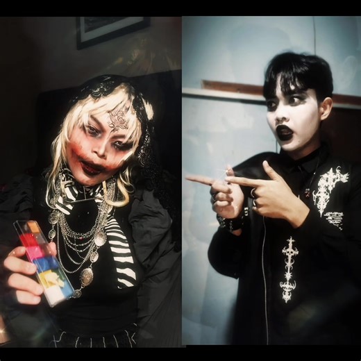 Gothic Makeup Collab with My Bestie