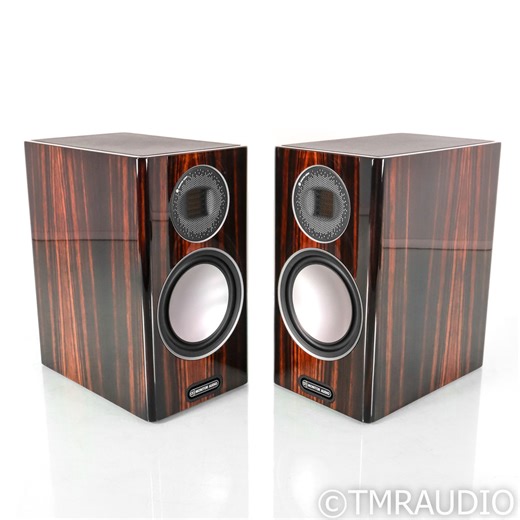 Monitor Audio Gold 100 Bookshelf Speakers; Piano Ebony Pair