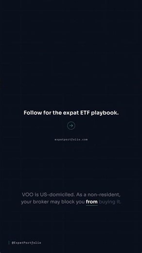 Expats can't buy VOO. CSPX is the fix