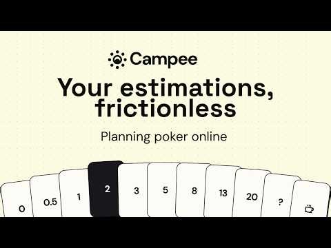 Campee · Planning poker online