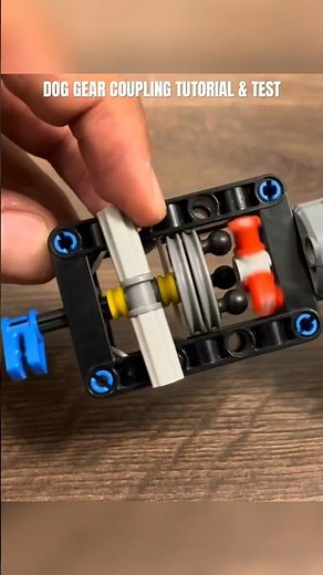 LEGO Technic Dog Gear Coupling Tutorial & Test
