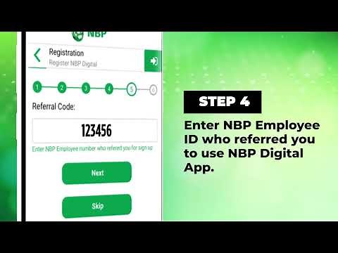 How to register/sign up on NBP Digital App?
