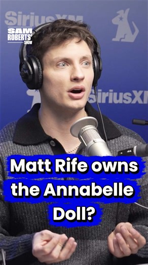 Loved having Matt Rife on the show. I could've talked about Annabelle and The Conjuring house the entire time. @Matt Rife Full interview is up on Notsam!
