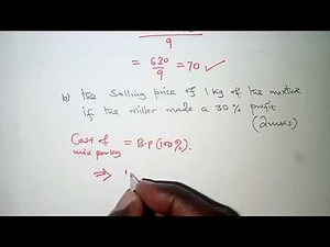 Mixtures and Proportions: Calculating Costs of Mixture (FORM 3 MATHS!) #mixtures #proportions