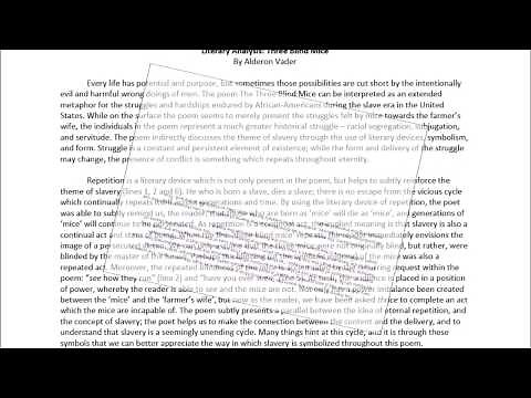 Difference between a good essay and a bad essay - examples