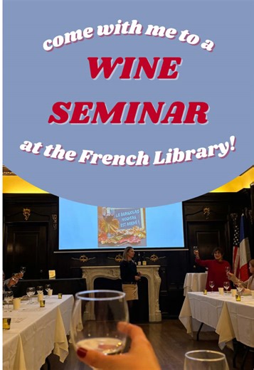 We love our wine seminars! If you’re a beginner or a wine expert, we promise you’ll have fun and learn something new about French wines. Our 2026 Gastronomy & Wine offerings will be on our website very soon, so keep an eye out for the next wine seminar dates! 😉 #winetiktok🍷 #wineseminar #bostonwine