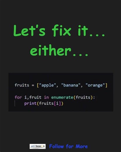 Python Beginner Mistake #72