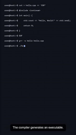 C++ Hello World on Linux: Write, Compile & Run in 30 Seconds