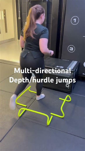 Multi-directional depth/hurdle jumps