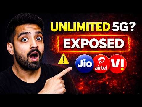 Unlimited 5G Exposed ⚠️ Jio vs Airtel vs Vi Reality (No One Tells You)