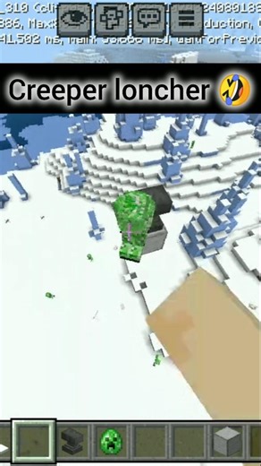 Anvil से Creepers उड़ा दिए! 💣 #MinecraftIndia #Funny