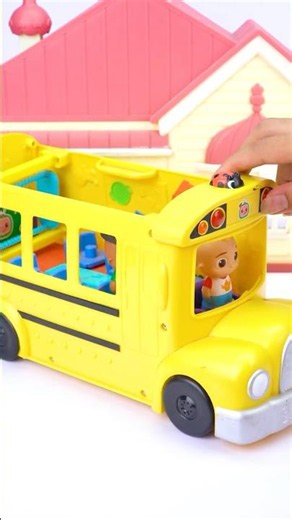 Relaxing ASMR CoComelon Musical Yellow School Bus Toys Unboxing 🌈 | Fun Playset Adventure #asmr