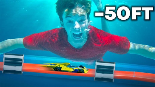 Creating an Extreme Underwater Hot Wheels Racing Track System