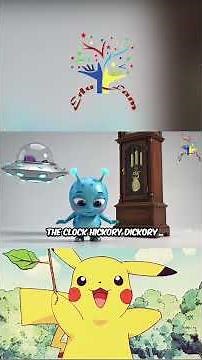 👽 Hickory Dickory Dock | Alien Version 👾 Nursery Rhymes | Funny Giant Alien Breaks the Clock! ⏰✨
