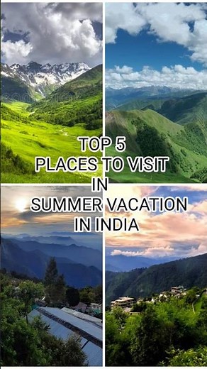 5 places to visit in summer vacation 🌴✈️ | Best summer travel destinations 2026 😍 |