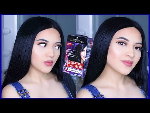 HOW I DYE MY HAIR WITH BOX DYE AT HOME USING SCHWARZKOPF KERATIN COLOR...OMG THIS WAS MY FIRST TIME😫