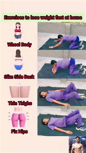 exercises to lose weight fast at #home​ #yoga​ #ytshorts