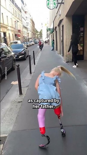 10 Year-old Amputee Model Does Cartwheels At Paris Fashion Week 😲