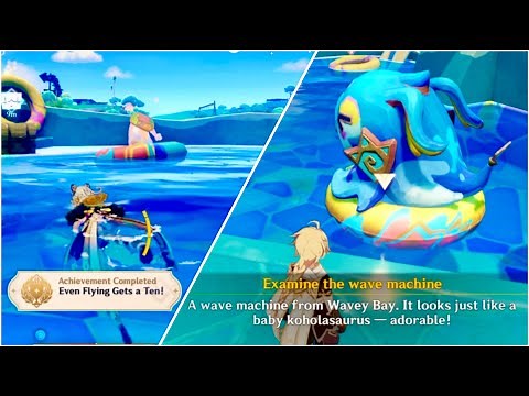 Even Flying Gets a Ten! Achievement Guide 🏄 | Wave Machine Location – Genshin Impact 5.8