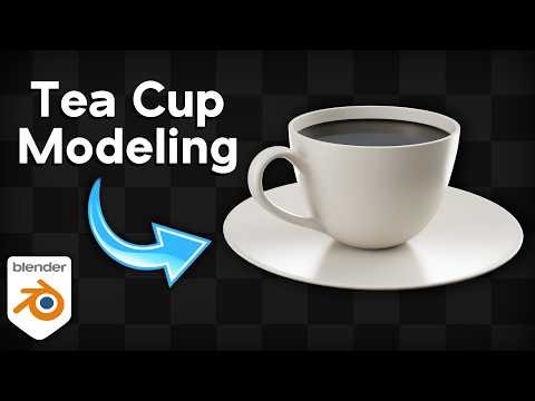 How to Model a Tea Cup in Blender ☕