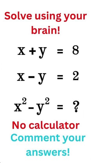 Find x and y! Comment your solution #mathproblem