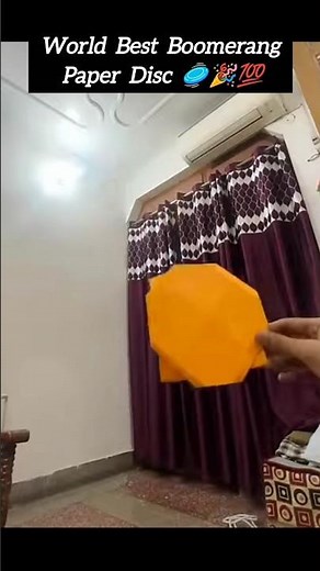 How To Make World's Best Boomerang Paper Disc