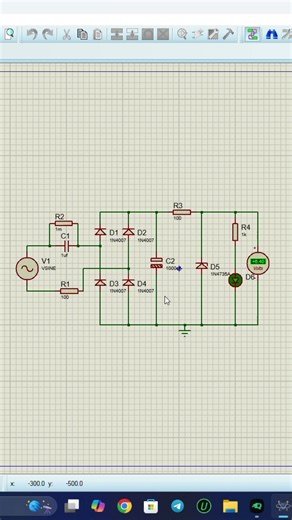 How to Build a 6V Power Supply Without Transformer in Proteus | Step-by-Step Tutorial