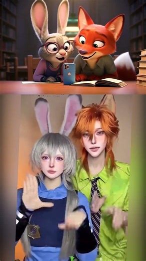 Cosplay Zootopia 🦊🐰！#zootopia