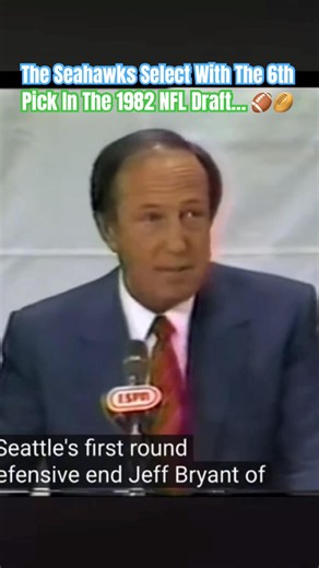#shorts #seahawks #americanfootball - The Seahawks Select With The 6th Pick - 1982 NFL Draft… 🏈🏉