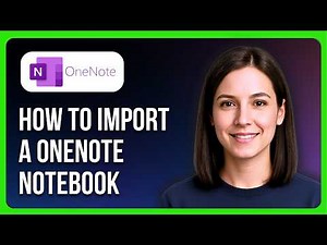How to Import a Microsoft OneNote Notebook