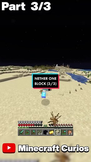 Minecraft Glass Golem Revenge in Nether One Block