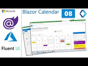08- Creating Calendar Models & Component | Blazor WASM Outlook Calendar Full App