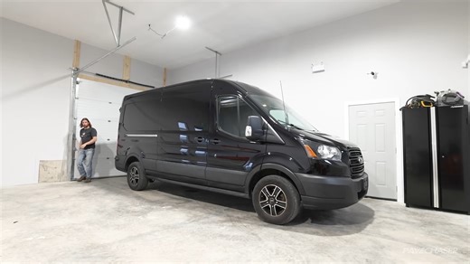 This One-of-a-Kind Camper Van Is a Deluxe Man Cave on Wheels With a Motorcycle Garage