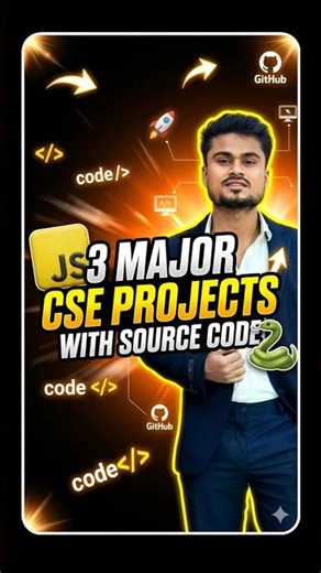 Top 3 Major CSE Projects for Final Year Students | Resume Boosting Ideas. #shorts