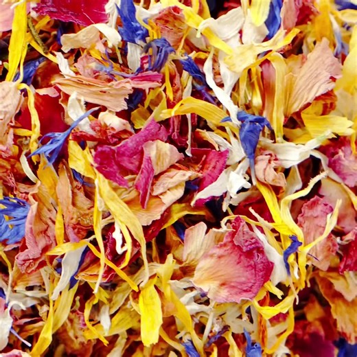 Colorful Natural Dried Flower Confetti/handmade Wedding Confetti/wedding Celebration Natural Confetti/flower Confetti - Etsy