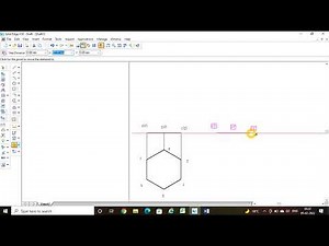 Projections of Plane Surfaces/3: Hexagonal lamina/ Engineering Drawing/Solid-Edge V19