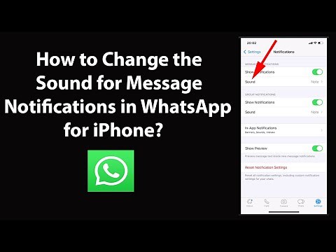 How to Change the Sound for Message Notifications in WhatsApp for iPhone?