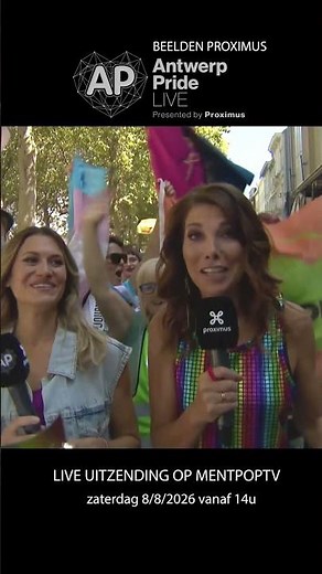 You can also find Saartje Vandendriessche & Sara among the people at the head of the parade.