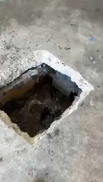 Opening Holes for House Leveling & Foundation Repair in Houston, Texas | Tomas Foundation Repairs