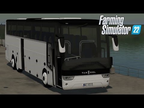 FS22 - Vanhool Astron TX16 - BUS COACH - NEW Car mod for Farming Simulator 2022 Roleplay