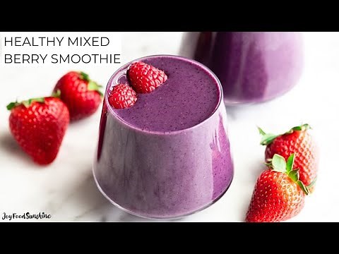 Healthy Mixed Berry Smoothie