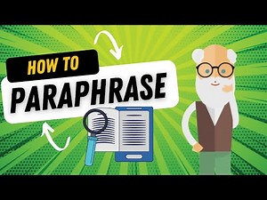 How to Paraphrase in a Research Paper (to Avoid Plagiarism) 📚🔍